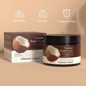 Crema corporal de aceite de coco de etiqueta privada, mantequilla corporal batida para busto y cuerpo, ayuda a tensar y reafirmar la piel - Product Image 3
