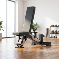 Banc de musculation multi-positions avec dossier et siège réglables pour la musculation à domicile et les exercices du corps entier