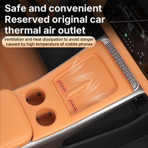 <b>Car</b> <b>Interior</b> Silicon Pad For Xpeng G9 <b>Car</b> Front Center Armrest Storage Box Divided Storage Tray - Product Image 6