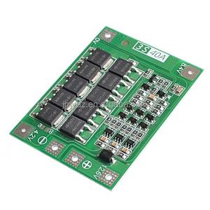 Placa de protección de batería de litio 18650 de 11.1V 12.6V Serie 3 con ecualización, puede arrancar la taladro, corriente de 40A - Product Image 1