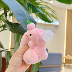 केपिबाला लाल कैपिबरा कीचेन पेंटेलेंट पीप कपास भरने पॉलिएस्टर कपड़े उड़ाने वाले बुलबुले खिलौने ऑनलाइन - Product Image 2