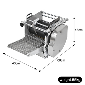 Machine à tortillas entièrement automatique pour la production de tortillas de maïs et de farine, chapati, pain pita, tacos et roti - Product Image 4