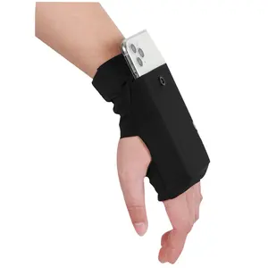 Hot selling new design promotion custom portable high elastic sport phone key hand palm bag arm wrist bags