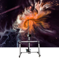Nuevo diseño de impresión rápida de alta resolución para pintura de pared y diseño personalizado Impresora de pared 3D Impresora de pared vertical de inyección de tinta UV
