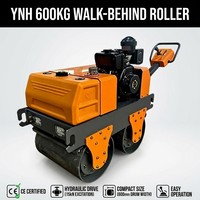Compacteur vibrant hydraulique à double tambour de 1,5 à 2 tonnes pour asphalte, mini-rouleau compresseur routier pour usage municipal