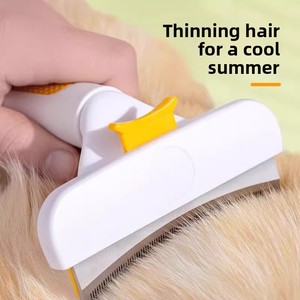 Peigne et <span class=keywords><strong>brosse</strong></span> magiques en PP pour démêler et éliminer les poils de chat et de <span class=keywords><strong>chien</strong></span> - Outil de toilettage pour animaux de compagnie - Product Image 5