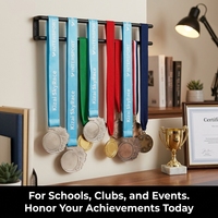 Médailles, trophées et plaques sportives en alliage de zinc gravées avec logo personnalisé, écologiques, pour les compétitions de cyclisme, de course à pied et de natation