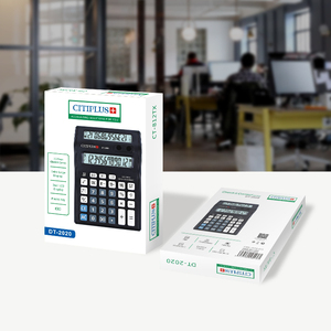 <span class=keywords><strong>Calculatrice</strong></span> de <span class=keywords><strong>bureau</strong></span> CITIPLUS à double écran, grande taille, couleur noire, pour le <span class=keywords><strong>bureau</strong></span> et les supermarchés, alimentée par piles, article de papeterie - Product Image 4