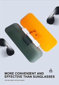 Rallonge de pare-soleil pour voiture 2 en 1 jour et nuit polarisé Rallonge de pare-soleil de voiture Anti-éblouissement protège des rayons UV de l'éblouissement du soleil - Product Image 4