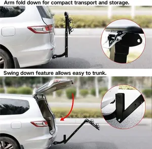 Suporte universal dobrável para bicicleta, suporte para carregar bicicleta de 2 3 4, rack para carro, suv, caminhão de pegada