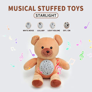 Noturna portátil luz projetor branco ruído 70 urso material melodias calmante sono brinquedo para bebês sono Consumer Electronics - Product Image 4