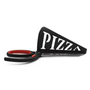 Al por mayor OEM acepta tijeras de cocina resistentes tijeras para Pizza cortador de Pizza espátula para Pizza de acero inoxidable tijeras rebanadoras de cocina