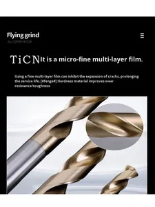 Đầu khoan xoắn thép không gỉ siêu cứng Nachi Fujitsu 7572P, thép hợp kim tốc độ cao, cán thẳng, sản xuất tại Nhật Bản - Product Image 6