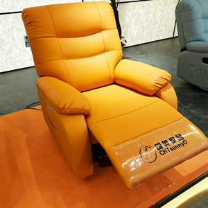 आधुनिक एकल पावर रिक्लियर सोफा गर्म बिक्री चमड़े की इलेक्ट्रिक मैनुअल कुर्सी विस्तार के साथ - Product Image 6
