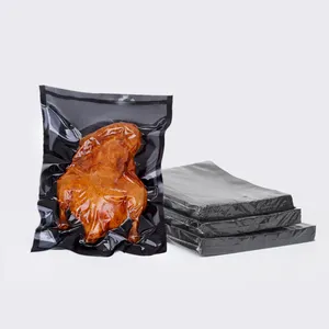 Emballage sous vide de riz Pochette transparente à scellage à 3 côtés Pochette Sachet Sac Transparente à sceller à chaud les aliments Gravure Impression HDPE Accepter