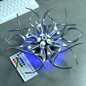 Decoración de Pared Creativa BETTER, <span class=keywords><strong>Flor</strong></span> Inmortal con Forma Mecánica Cambiable y Efecto de Iluminación RGB - Product Image 3