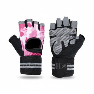 Guantes de levantamiento de pesas personalizados para gimnasio hombres mujeres disponibles entrenamiento Fitness levantamiento de pesas guantes de gimnasio - Product Image 1