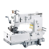 Machine à coudre à 6 aiguilles Bande de taille attachant des machines à vêtements avec extracteur arrière GC1509p