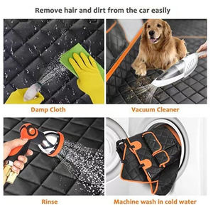 Waterproof Fordable Seat Protector <b>Hammock</b> Pets Dog Car Seat Cover Pet/dog Backseat Cover for Car Rear Back Seat - Product Image 2