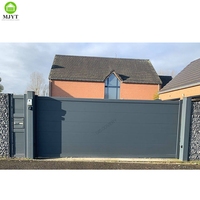 Extérieur Largement Utilisé Ferme Entrée Allée Grill Gates Sliding Pipe Gate Designs Sliding Gate