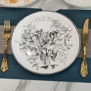 Hot Sale Four Seasons Exquisite Plate <b>Set</b> Ceramic <b>Dinner</b> <b>Set</b> - Product Image 5