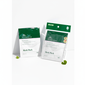 Mascarilla Facial Calmante VT Cica, Hecha en Corea, Cuidado de la Piel, Anti-Enrojecimiento, Hidratante, Iluminadora, Calmante y Humectante - Product Image 2