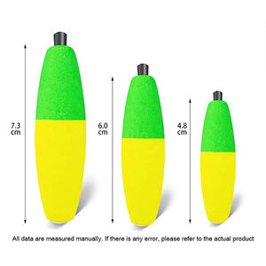 Flotteurs de pêche en mousse lestée multicolores de 2'', 2,5'' et 3'' pour <span class=keywords><strong>la</strong></span> pêche au crapet, aux poissons-chats et autres accessoires de pêche - Product Image 2