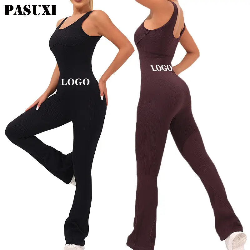 PASUXI 2024 popüler yeni varış yüksek kaliteli tek parça tulum kadınlar için artı boyutu tulumlar oyun Bodysuits