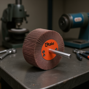 ล้อขัดแบบแผ่น Abrasive Flap Wheel ขนาด 40x30 มม. ก้าน 6 มม. ล้อเจียรคอรันดัม - Product Image 3