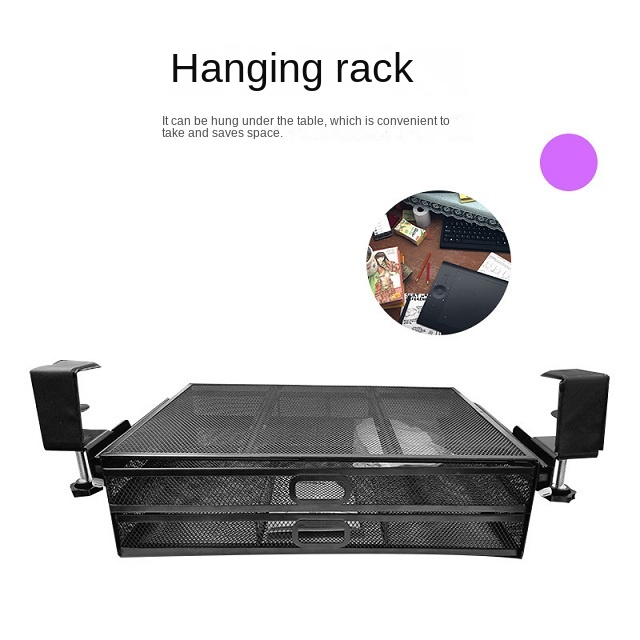 Black Under Desk Metal Personal Drawer By Office Star Products