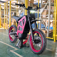 HCBK-X50 2025 22000W 75MPH 330Nm Motocicleta Eléctrica Todoterreno con Marco de Aleación de Aluminio, 115 Millas de Autonomía, 72V58AH Lbx para Adultos y Jóvenes