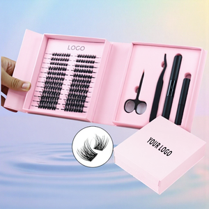 Wholesale <strong>High</strong> <strong>Quality</strong> Diy Cluster <strong>Eyelashes</strong> Lash Cluster Kits Diy Lashes Lash <strong>Boxes</strong> <strong>Custom</strong> logo - Product Image 3