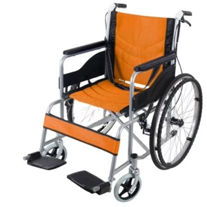 New Cheap Foldable Manual Wheel Chair for Patient and the Elderly Factory Sale directly uphill effortless V-type brakeOLF - Product Image 2