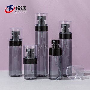 Ruitu Translucent Black Petg Spray <b>Bottle</b> 30Ml Facial <b>Mist</b> Travel Size Manual Dispenser For Toner - Product Image 3