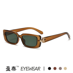 แว่นกันแดดกรอบสี่เหลี่ยม PC UV400 แว่นตาแฟชั่นสำหรับทุกเพศ - Product Image 2