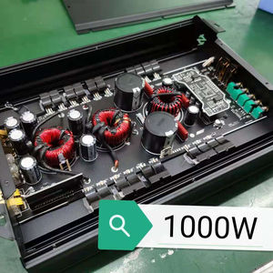Amplificateur de voiture monobloc <span class=keywords><strong>classe</strong></span> <span class=keywords><strong>D</strong></span> D1000 1000W RMS pour système audio automobile avec crossovers, Bluetooth et radio HD - Product Image 3