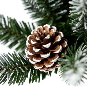 Arbre de Noël en PVC de haute qualité, décoré de cônes rouges pointus, simulation de <span class=keywords><strong>sapin</strong></span> de Noël, hauteur <span class=keywords><strong>180</strong></span> cm - Product Image 4