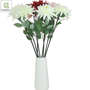 ขายร้อนคุณภาพสูงประดิษฐ์เดี่ยว DAHLIA PU Real TOUCH ดอกไม้สำหรับตาราง Center ชิ้นตกแต่งบ้าน - Product Image 5