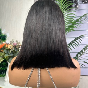 HD 13x4 Frontal Lagos M Type <b>Bob</b> <b>Wig</b> 100% Human Hair - Product Image 3
