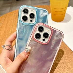 Coque de téléphone pour iPhone 16 Pro Max, compatible avec iPhone 15, motif sable fluide coloré, style simple trois-en-un, pour 14, 13/12/11 - Product Image 3