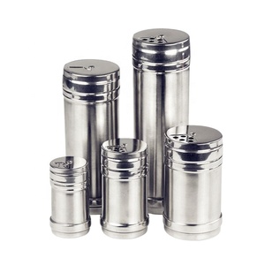 Best Sale Salt Sugar <b>Bottle</b> Rotating Cover Multi-purpose Stainless Steel Kitchen Gadgets Spice Pepper <b>Shaker</b> Spice Jar Seasoning - Product Image 1