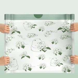 Huamaohengchun 120 Counts 3.5 Gallon 45x45Cm <b>Kitchen</b> Small Trash Bags with Drawstring for Bathroom, Office, Home Garbage Bags - Product Image 6