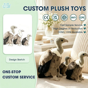 Peluche d'oiseau de grande taille, douce et confortable, de qualité supérieure, avec rembourrage en coton PP, pour les enfants, compagnon quotidien et jouet anti-stress - Product Image 1
