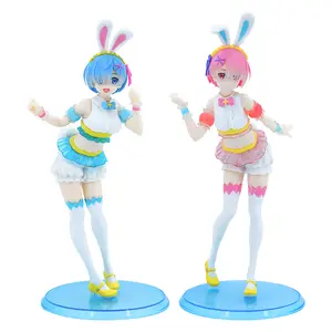 23CM Re Zero Bunny Girl Rem Anime Figure RE Zero Starting Life in Another World Ram Rem Sexy Girl Japanese Anime Figures