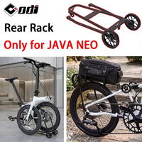 Portaequipajes Trasero de Aleación de Aluminio ODI Especial para Bicicleta Plegable JAVA NEO, Portaequipajes de Alta Capacidad de Carga con Ruedas Fáciles de Usar, 16 20 Pulgadas