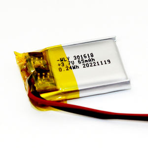 Baterai Li-polymer China Ketebalan 3mm 301516 60mah 301618 65mah <span class=keywords><strong>3</strong></span>.7V Baterai Lithium untuk Perangkat yang Dapat Dipakai - Product Image 4