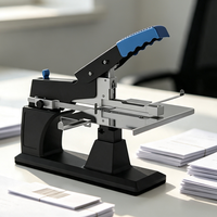 Agrafeuse manuelle de table A3 à bras long, agrafeuse manuelle robuste pour brochures, compatible avec les agrafes 24/6, 23/6, 23/8, 23/10