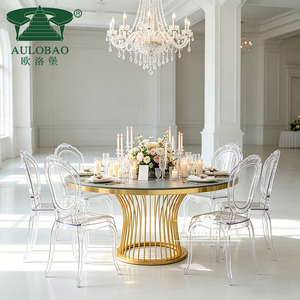 เฟอร์นิเจอร์โรงแรม เก้าอี้พลาสติกใสแบบขายส่ง รุ่น Chiavari สำหรับรับประทานอาหาร ใช้ได้ทั้งภายนอกและภายในห้องนั่งเล่น - Product Image 4
