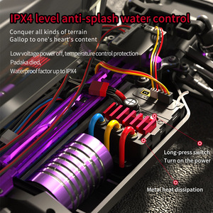 SG216 1:16 <span class=keywords><strong>Dodge</strong></span> Challenger Auto RC da Drift Brushless ad Alta Velocità - Giocattolo da Corsa Fuoristrada 4WD con Telaio e Caricabatterie, Portata 80-100m - Product Image 3