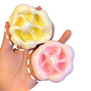 <b>Hand</b>-<b>Molded</b> Moldable TPR Glutinous Rice Balls Slow Rebound Stress-Relieving Stretch Mochi Squishy Squeeze Toys - Product Image 1